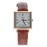 Longines Heritage 18ct automatic square cased lady's wristwatch, reference no. L2.292.8, square