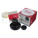 Leica Summicron 1.2/50 camera lens, no. 2387360, original boxed with guarantee, catalogue no. 11817