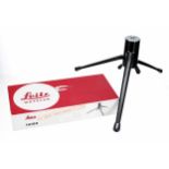 Leica table top tripod, black, model 14100, boxed