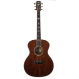 1998 Taylor W-14C Custom Walnut acoustic guitar, made in USA, ser. no. 98xxxxxx3; Body: natural