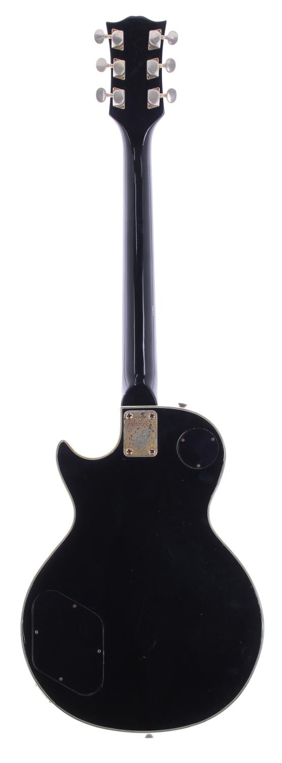 1970s Grant LP type electric guitar, made in Japan; Body: black finish, dings and scratches; Neck: - Image 2 of 2