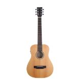 Sigma TM-12E electro-acoustic guitar; Back and sides: mahogany; Top: natural spruce; Neck: mahogany;