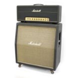 1972 Marshall JMP 1987 Lead guitar amplifier, made in England, ser. no. S/A4054D, with original dust