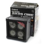 Roland Microcube Bass RX guitar amplifier, boxed