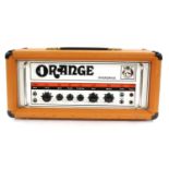 1970s Orange OR120M Overdrive guitar amplifier, made in England, sold with a service document from
