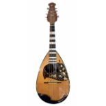 Good Neapolitan mandolin by and labelled Raffaele Calace & Figlio Napoli 1938 and signed on the
