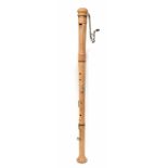 Moeck bass recorder, with crook **This lot is subject to 20% VAT on the hammer price