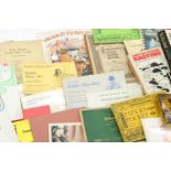 Quantity of tune books including various Northumbrian piper's books, busker's song books and folk