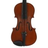 Russian violin labelled Jul. Heinr Zimmermann, Moskau. St. Petersburg. Leipzig, no. 20.1911, the one