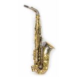 Fine 'Peter King' model Yanagisawa A-9932Z alto saxophone with sterling silver neck and bell,