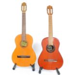 Raimundo Model 106 classical guitar, soft bag; together with a Giannini nylon string guitar (2)