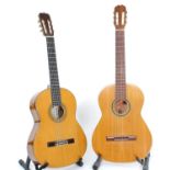 Kimbara 25/Z classical guitar, within a Hiscox hard case; together with a BM Espana classical