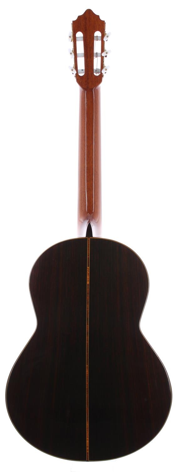 1993 Alan J Booth nylon string guitar; Back and sides: rosewood; Top: natural spruce; Neck: - Image 2 of 2