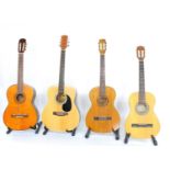 Kimbara 175 classical guitar, soft bag; together with a Landola F-6 acoustic guitar, an Encore