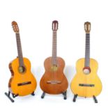 Raimundo Model 106 classical guitar, soft bag; together with an Alhambra classical guitar, hard case