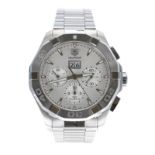 Tag Heuer Aquaracer Calibre 45 chronograph automatic stainless steel gentleman's wristwatch,
