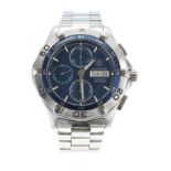 Tag Heuer Aquaracer chronograph automatic stainless steel gentleman's wristwatch, reference no.