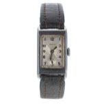 Rolco rolesium rectangular mid-size wristwatch, reference no. 2174, serial no. 265xxx, circa