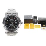 Breitling Colt 44 stainless steel gentleman's wristwatch, reference no. A74387, serial no.