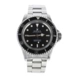 Rolex Oyster Perpetual Submariner stainless steel gentleman's wristwatch, reference no. 5513, serial