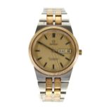 Omega Constellation Chronometer automatic stainless steel and gold gentleman's wristwatch, reference