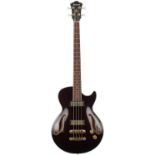 2009 Ibanez Artcore Series AGB200-TBR-12-01 semi-hollow body bass guitar, made in China, ser. no.