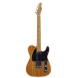 Harley Benton VT Series TE-52 electric guitar; Body: natural high gloss finished American ash; Neck: