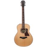 2021 Taylor GT811e Grand Theatre electro-acoustic guitar, made in USA, ser. no. 1xxxxxxxx2; Back and