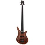 Jack Bruce - owned and used 1990 Warwick Jack Bruce Signature Thumb Bass fretless bass guitar,