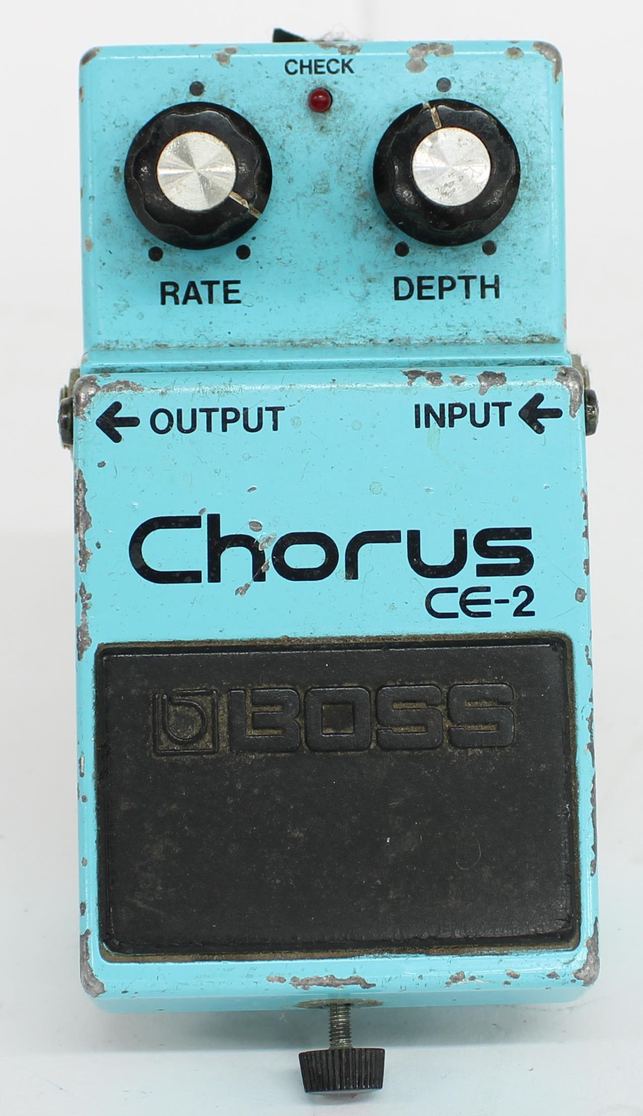 1982 Boss CE-2 Chorus guitar pedal, made in Japan, black label