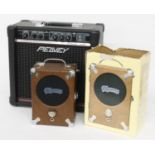 Pignose 7-100 portable guitar amplifier, with box and manual; together with a Peavey Rage 158