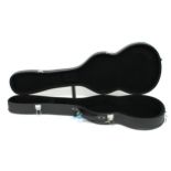 Parlour guitar hard case, with 12" lower bout