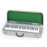 David Rotheray (The Beautiful South) - 1950s Koestler Harmophone portable suitcase keyboard *