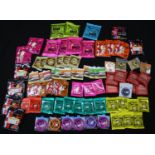 Selection of unused guitar and bass strings to include Ernie Ball, D'addario, Roto Sound, Martin etc