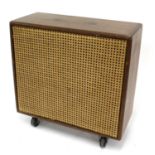 Pete Townshend - Mesa Boogie Style 4 x 10 guitar amplifier cabinet on wheels, the 22" x 25" hardwood