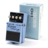 Boss CH-1 Super Chorus guitar pedal, boxed