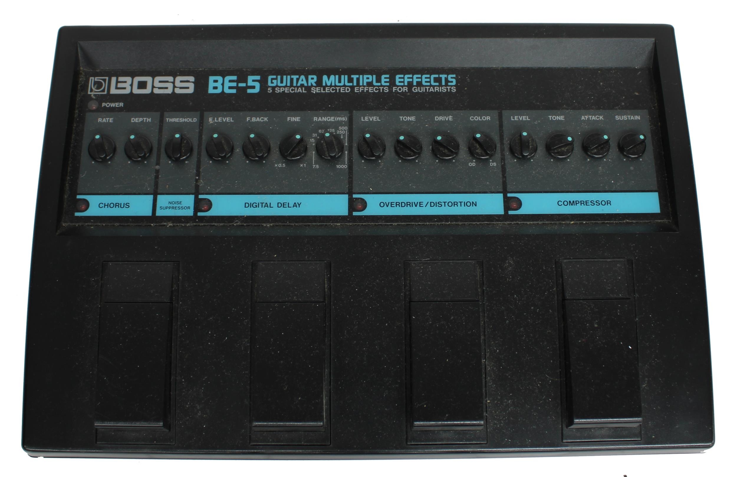 Boss BE-5 guitar multi-effects pedal, boxed