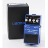 Boss CS-3 Compression Sustainer guitar pedal, boxed