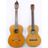 1970s Epiphone classical guitar, made in Japan, ser. no. 206126; together with a Vicente Tatay