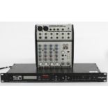 Digitech IPS33B Super Harmony Machine rack unit; together with a Behringer Eurorack MX602A six