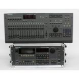 Akai Digital DR16 hard disc recorder rack unit, within a Spider rack flight case; together with an