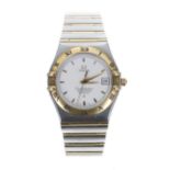 Omega Constellation Chronometer automatic gold and stainless steel gentleman's wristwatch, reference