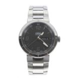 Oris TTI Day Date automatic stainless steel gentleman's wristwatch, reference no. 7651-03, serial