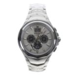 Seiko Coutura Solar Silver Chronograph stainless steel gentleman's wristwatch, reference no.