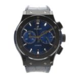 Hublot Classic Fusion Ceramic Blue Chronograph automatic gentleman's wristwatch, reference no. 521.