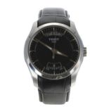 Tissot Couturier Powermatic 80 stainless steel gentleman's wristwatch, reference no. T035407A, black