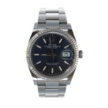 Rolex Oyster Perpetual Datejust 36 stainless steel gentleman's wristwatch, reference no. 126234,
