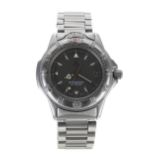 Tag Heuer 2000 Series Professional 200 metres stainless steel gentleman's wristwatch, reference