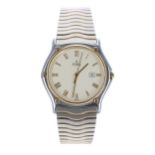 Ebel Classic Wave bicolour gentleman's wristwatch, reference no. 183903, serial no. 14634xxx,