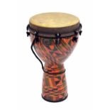 Remo Signature Series Paulo Mattioli djembe drum, with Protection Racket gig bag